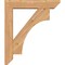 Ekena Millwork Westlake Slat Smooth Bracket w/ Offset Brace, Western Red Cedar, 5 1/2"W x 24"D x 28"H BKT0604X24X28WTL06SWR - alternate 2